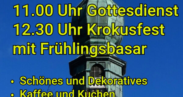 Einladung Zum Krokusfest, Sonntag 10. März Um 12:30 Uhr In Wesselburen